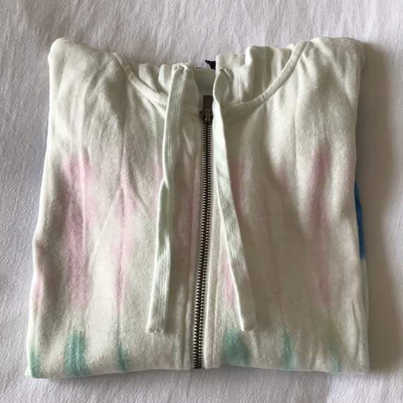 Splendid Zip Up Tie Dye Hoodie Lounge Top - Picture 11 of 11